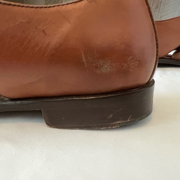 Bass Muzi Men’s Leather Fisherman Sandals Brown Size 11.5M Made in Brazil - Picture 8 of 14